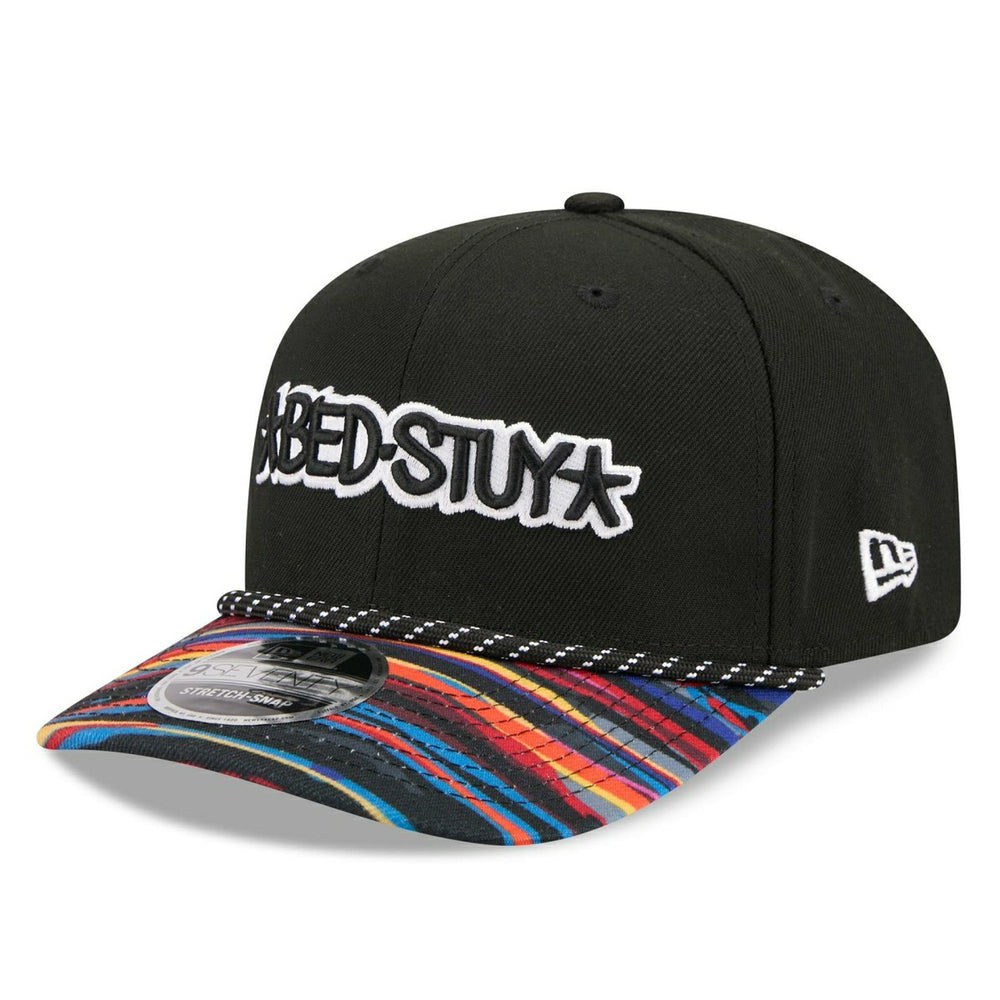 Brooklyn Nets 2025-26 NBA City Edition 9SEVENTY Stretch-Snap Cap Taass US