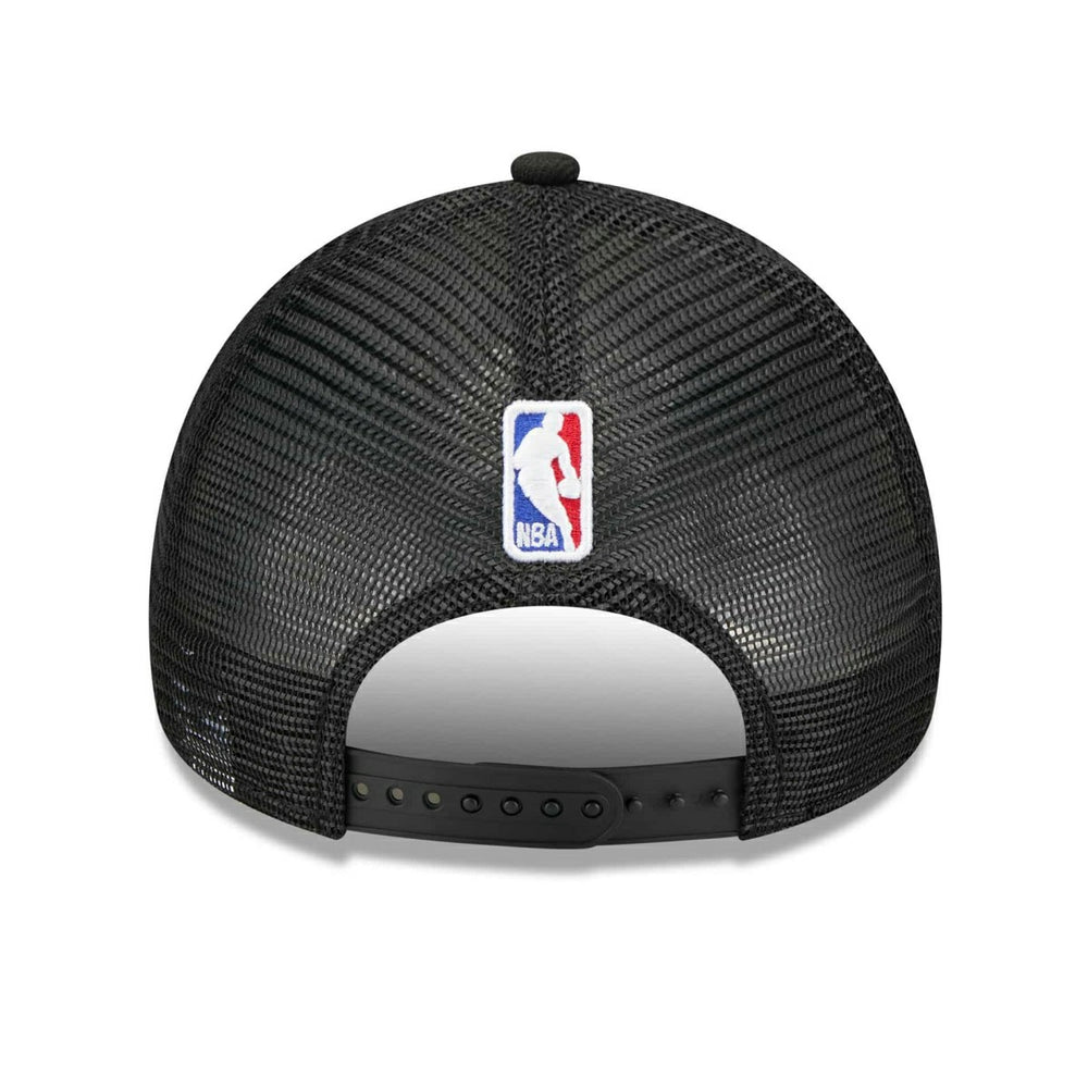 Brooklyn Nets 2025-26 NBA City Edition 9FORTY A-Frame Trucker Cap Fashion