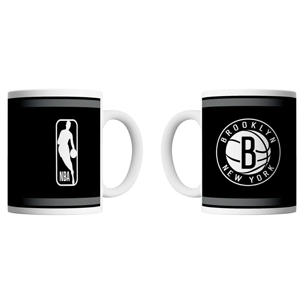 Brooklyn Nets Logo & Shield NBA Mug (330 ml) Fashion