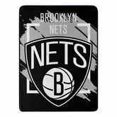 Brooklyn Nets Dimensional Super Plush NBA Throw Taass sale