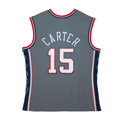 Vince Carter #15 New Jersey Nets 2004-05 Mitchell & Ness Alternate Swingman NBA Jersey Grey Fashion