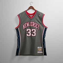 Stephon Marbury #33 New Jersey Nets 1999-00 Mitchell & Ness Authentic NBA Jersey Grey Fashion
