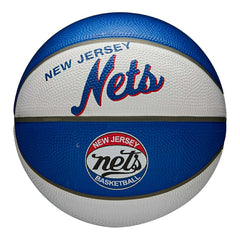 New Jersey Nets NBA Retro Wilson Mini Basketball (Size 3) Taass for sale