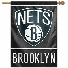 Brooklyn Nets NBA Vertical Flag Taass for sale