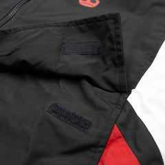 Chicago Bulls NBA Quarter Zip Windbreaker Jacket Black Taass for sale