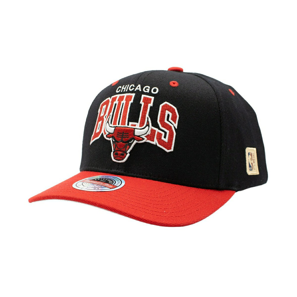 Chicago Bulls Team Arch Classic Red Stretch-Snap NBA Cap Black Taass US