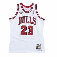 Michael Jordan #23 1998 All-Star Game Authentic NBA Jersey White Lifestyle