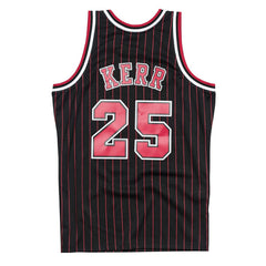 Steve Kerr #25 Chicago Bulls 1995-96 Swingman NBA Jersey Pinstripe Taass for sale