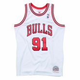 Dennis Rodman #91 Chicago Bulls 1997-98 Swingman NBA Jersey White Classic