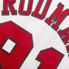 Dennis Rodman #91 Chicago Bulls 1997-98 Swingman NBA Jersey White Classic