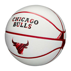 Chicago Bulls Pixel NBA Basketball White (Size 7) Taass for sale