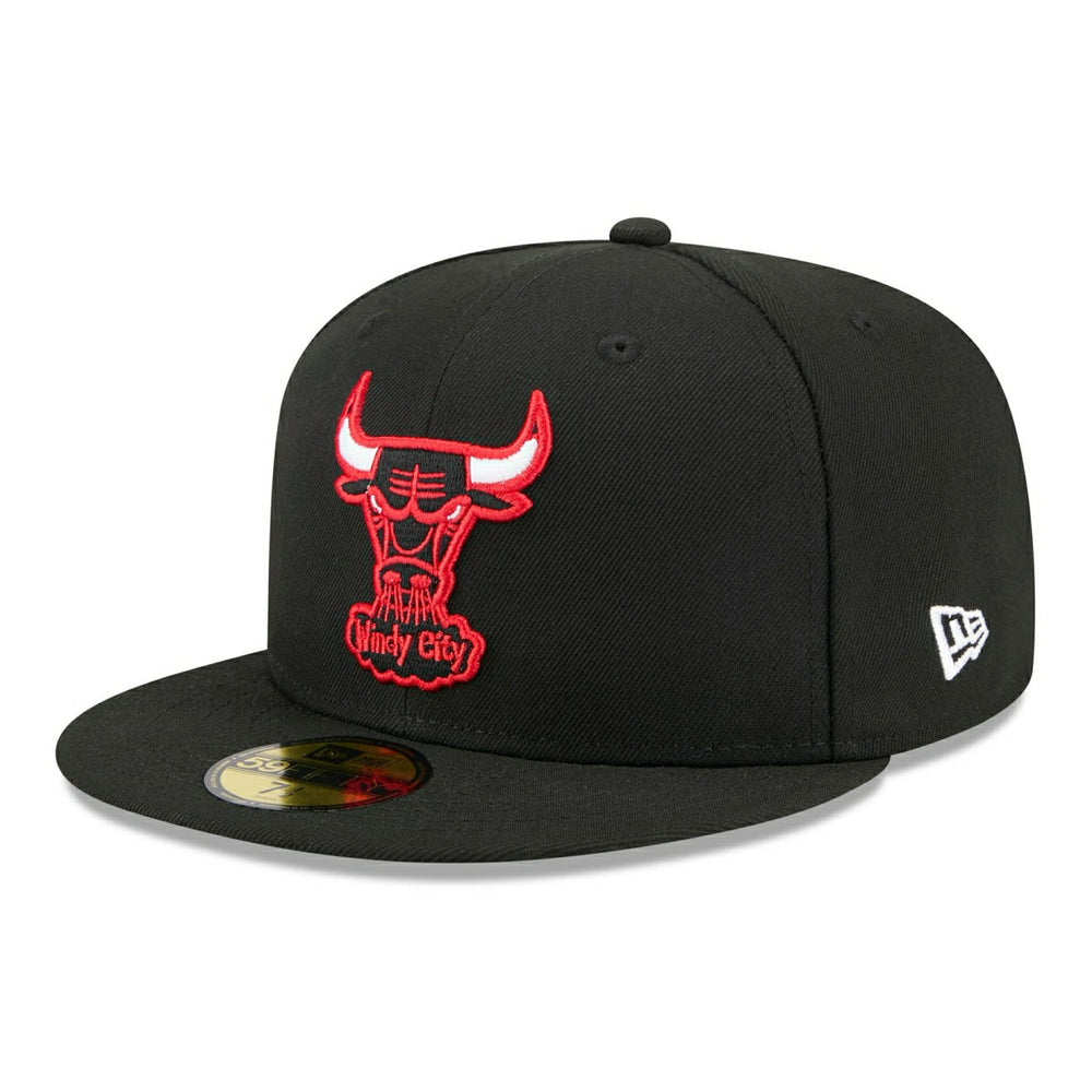 Chicago Bulls 1960-1970 Hardwood Classics 59FIFTY Fitted Cap Black Fashion