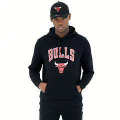 Chicago Bulls Team Logo Hoodie New Era NBA Sweatshirt Classic