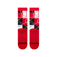 Chicago Bulls Zone Stance NBA Crew Socks Taass sale