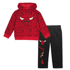 Chicago Bulls Toddler Give & Go NBA Hoodie Sweatpants Set Lifestyle
