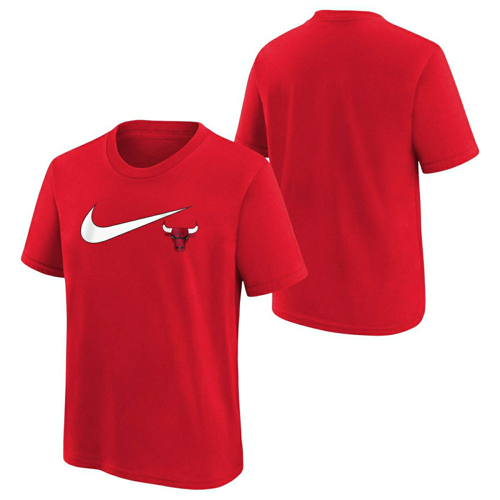 Chicago Bulls Nike Swoosh Logo NBA T-Shirt Rot (YOUTH) Taass sale