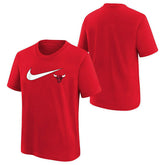 Chicago Bulls Nike Swoosh Logo NBA T-Shirt Rot (YOUTH) Taass sale