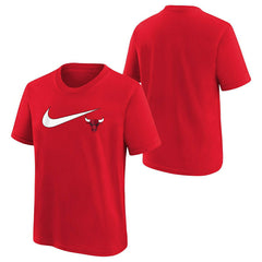 Chicago Bulls Nike Swoosh Logo NBA T-Shirt Rot (YOUTH) Taass sale