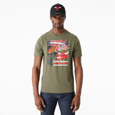 Chicago Bulls Player New Era NBA T-Shirt Olive Taass US