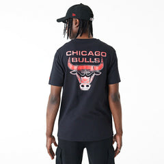 Chicago Bulls Holographic New Era NBA T-Shirt Black Taass sale