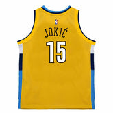 Nikola Jokić #15 Denver Nuggets 2017 Swingman NBA Jersey Yellow Fashion