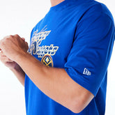 Denver Nuggets Script New Era Oversized NBA T-Shirt Blue Taass for sale