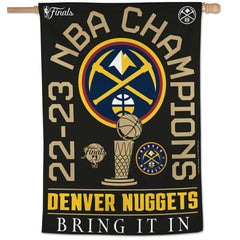 Denver Nuggets 2023 NBA Champions Banner Flag Taass US
