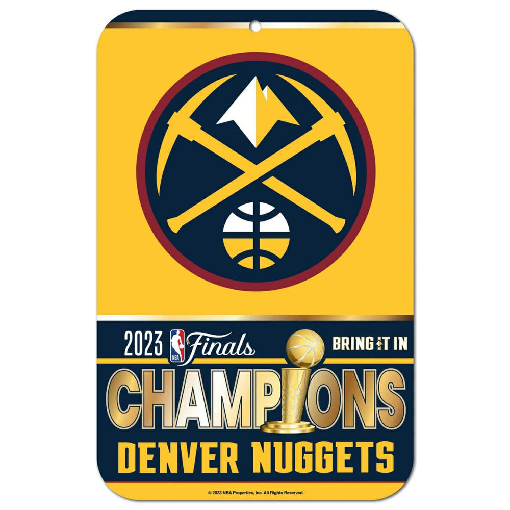 Denver Nuggets 2023 NBA Champions WinCraft NBA Sign Classic