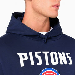 Detroit Pistons Team Logo Hoodie NBA Sweatshirt Lifestyle