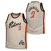 Cade Cunningham #2 Detroit Pistons 2024-25 City Edition Nike Swingman NBA Jersey (YOUTH) Taass US