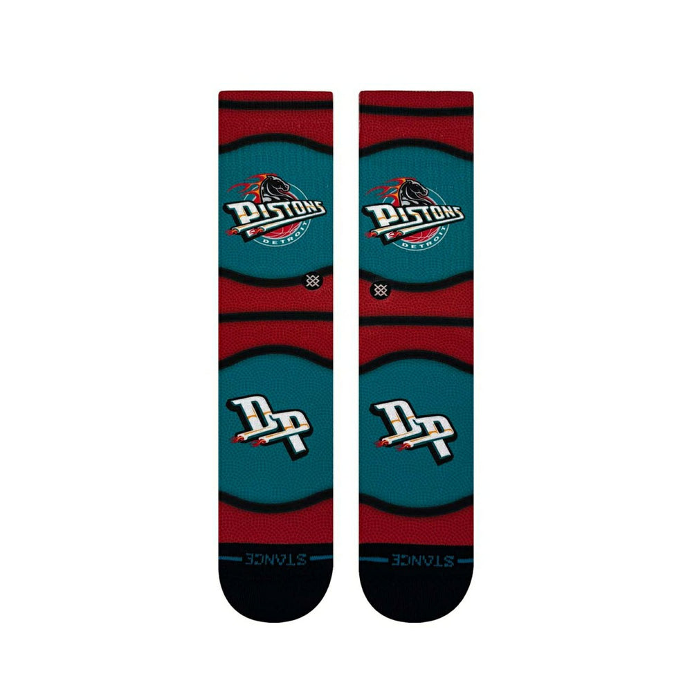 Detroit Pistons Classic Mini Ball Stance Crew Socks Lifestyle