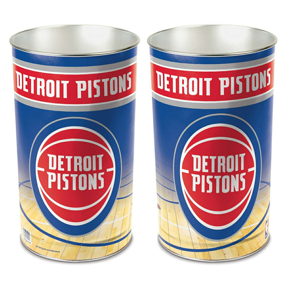 Detroit Pistons WinCraft Metal NBA Wastebasket Taass sale