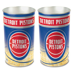 Detroit Pistons WinCraft Metal NBA Wastebasket Taass sale