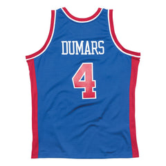Joe Dumars #4 Detroit Pistons 1988-89 Swingman NBA Jersey Blue Taass sale