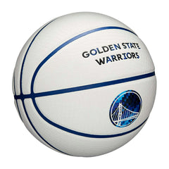 Golden State Warriors Pixel NBA Basketball White (Size 7) Classic