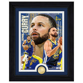Stephen Curry Golden State Warriors Artist Proof Bronze Coin NBA Photo Frame Classic