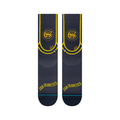 Golden State Warriors 2023/24 NBA City Edition Stance Crew Socks Taass for sale