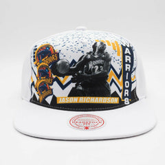 Golden State Warriors Jason Richardson 90s Playa Mitchell & Ness Deadstock Snapback Cap Taass for sale