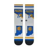 Indiana Pacers 2025-26 NBA City Edition Crew Socks Classic