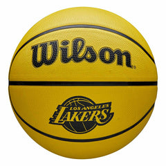 Los Angeles Lakers Solid Wilson NBA Basketball Yellow (Size 5) Fashion