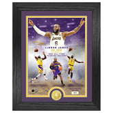 LeBron James NBA All-Time Leading Scorer Bronze Coin Framed NBA Photo Classic