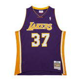 Ron Artest #37 Los Angeles Lakers 2009-10 Mitchell & Ness Swingman NBA Jersey Purple Classic