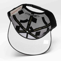Los Angeles Lakers Mitchell & Ness Monogram NBA Trucker Cap Black Fashion