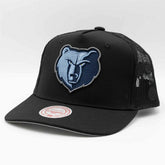 Memphis Grizzlies Mitchell & Ness Monogram NBA Trucker Cap Black Taass US