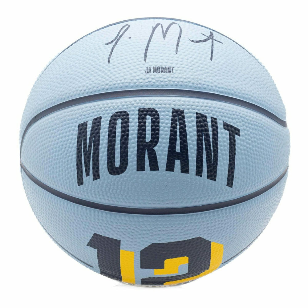 Ja Morant #12 Memphis Grizzlies Wilson NBA Mini Basketball (Size 3) Taass sale