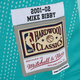Mike Bibby #10 Vancouver Grizzlies Monochrome Mitchell & Ness Swingman NBA Jersey Teal Classic