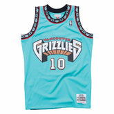 Mike Bibby #10 Vancouver Grizzlies 1998-99 Swingman NBA Jersey Teal Classic