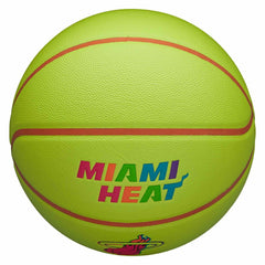 Miami Heat Neon Pop NBA Basketball (Size 7) Taass sale