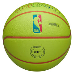 Miami Heat Neon Pop NBA Basketball (Size 7) Taass sale