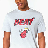 Miami Heat Team Logo NBA T-Shirt Gray Classic